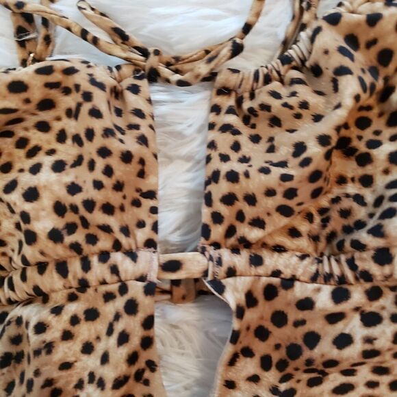 NWOT Women's Tunnel Keyhole One Piece Swim Suit from Shade Shore Animal Print - Picture 8 of 13